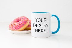 Mug Mockup 11 Oz Blank White Coffee Cup Donut Mock up Product Image 1