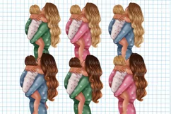Mom clipart, Mother's Day Clipart, Parents clipart Product Image 3