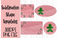 Candy Cane Sublimation Templates Product Image 1