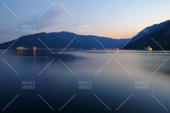 Evening in Kotor Bay near of town Risan, Montenegro Product Image 1
