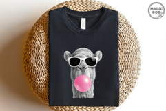Animal Bubble Gum with Sunglasses Nursery Wall Art PNG Product Image 2