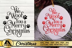 Christmas Ornament SVG PNG EPS DXF Animal Ornaments SVG Product Image 1