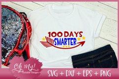 100 Days Smarter - SVG DXF EPS PNG Cutting File Product Image 2