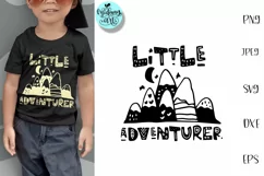 Little adventurer svg, kids shirt svg Product Image 1