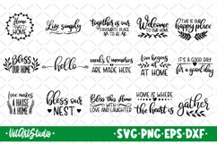 Sign bundle svg, Family sign, Farmhouse svg, Home sweet home Product Image 1