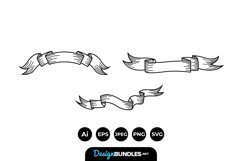 Scroll Banner Clipart Product Image 1