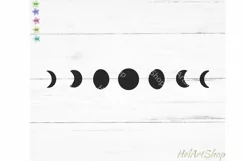 Moon phase svg, t-shirt design svg, moon svg / cricut / Product Image 2