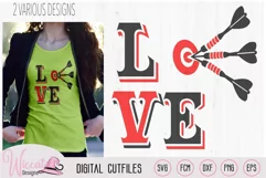 I love darts, darts board, Dart game, dart quote, bulls eye Product Image 1