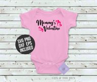 Mommy's Valentine SVG - Valentines Day Svg Product Image 4