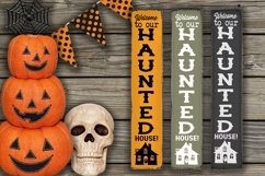 Welcome To Our Haunted House- Vertical Halloween SVG Product Image 1