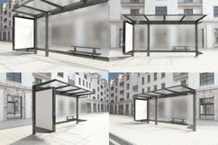 Bus Stop Bus Shelter Mockup Vol- 27 Product Image 2