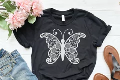 Butterfly Mandala Svg, Butterfly Svg, Butterfly Clip Art Product Image 2