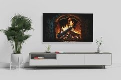 Samsung Frame TV Art, Cozy Fireplace Flame Art Set of 4 Product Image 2