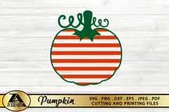 Pumpkin SVG PNG EPS DXF Pumpkin Clipart Thanksgiving Pumpkin Product Image 4