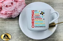 Christmas SVG PNG EPS DXF Christmas Word Art SVG Cut file Product Image 6