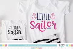 Little sailor svg, sailor girls, sailor birthday svg Product Image 3