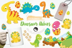 Dinosaur Babies graphics and illustrations - Free Design of The Week Product Image 1