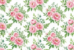 Watercolor Seamless Floral Pattern Mother's Day Product Image 1