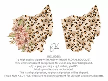 Ohio state png files for sublimation. Leopard print clipart Product Image 9