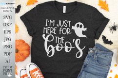I'm Just Here For The Boos - Halloween Deisgn Product Image 1