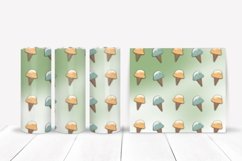 Ice Cream Tumbler Wraps - 20 oz Skinny Tumbler Sublimation Product Image 6