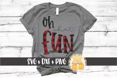 Oh What Fun - Christmas SVG PNG DXF Cut Files Product Image 1