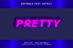 pretty Text Effects editable words and fonts can be replace Product Image 1