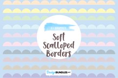 Soft Scalloped Borders designs graphics and illustration Product Image 1