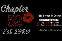 Chapter with Custom Age and Year Rhinestone SVG Template Product Image 6