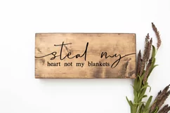 Farmhouse decor SVG - Steal My Heart Not My Blankets Product Image 3