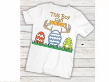 Easter svg SVG DXF JPEG Silhouette Cameo Cricut Boys svg iron on Easter egg svg Girl can hunt Product Image 1