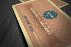 Retro Business Card Template Product Image 2
