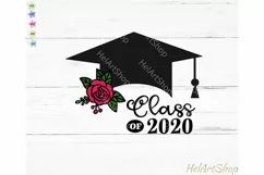 Class of 2020 svg, Graduation Cap svg, senior svg Product Image 1