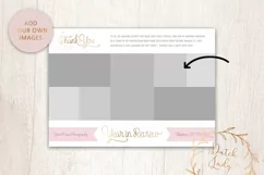 PSD Year In Review Photo Collage Card Template #4 Product Image 2