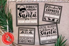 Christmas stamp for gifts svg Xmas signs Special delivery Product Image 1