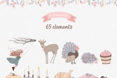 Thanksgiving Day Clipart Set Product Image 6