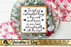 Valentines SVG Valentine Sign SVG Love Quote SVG Cut File Product Image 1