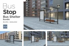 Bus Stop Bus Shelter Mockup Vol- 29 Product Image 1