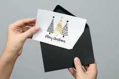 Merry Christmas card, Xmas plate ornament, t-shirt print. Product Image 3
