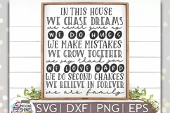 In This House SVG DXF PNG EPS Cutting Files Product Image 1