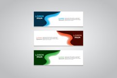 Vector abstract design banner web template. Product Image 1