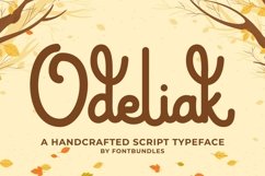 Web Font Odeliak Product Image 1