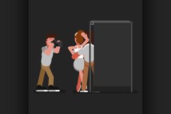Man photographer makes a photo Product Image 1