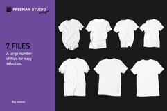 Men&#039;s V-Neck T-Shirt Mock-Up Set Product Image 2