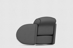 Isometric Arm Chair 3D isolated render Product Image 1