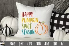 Happy Pumpkin Spice Season SVG - Fall SVG File - Autumn File Product Image 1
