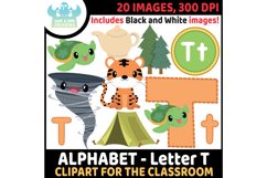 Big Alphabet Letter Clipart Bundle - Lime and Kiwi Designs Product Image 16
