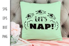 Let's Nap SVG - Sleeper's Design Product Image 2