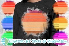 Sublimation Bundle Bleach Effect Watercolor Templates Product Image 1