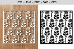 Love Pattern Stencil Paper Template Design Product Image 1